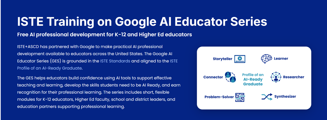 ISTE Training on Google AI